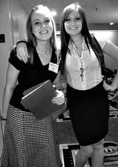 My friend Kenzie and I at a leadership conference